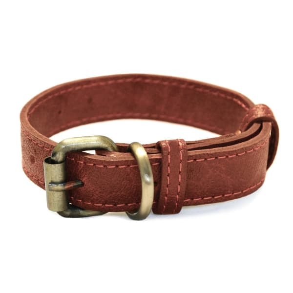 Hundhalsband i äkta läder (XS-XXL)
