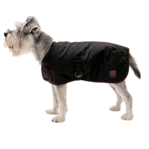 Firefoot Waxed Dog Coat Brown 36cm