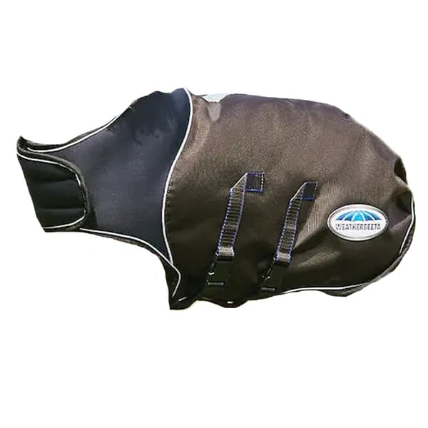 Weatherbeeta Comfitec Ultra Cozi Medium/Lite Dog Coat Charcoal/Blue/White 30cm