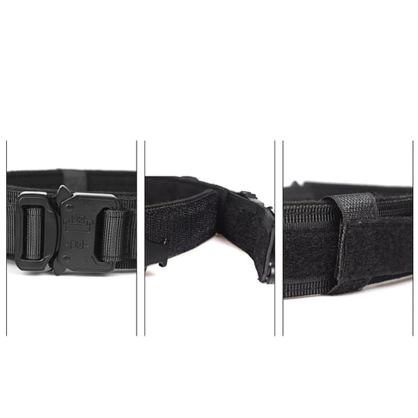INF AirTag Pet Collar - Justerbart hundhalsband i nylon med AirTag-hållare 0