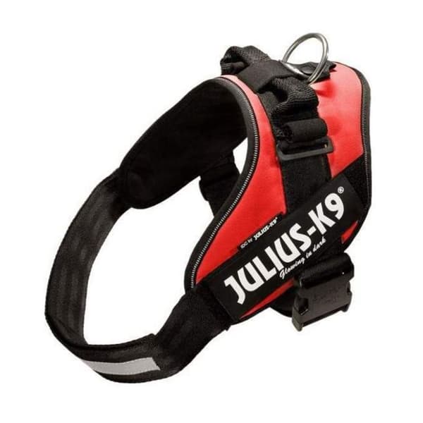 Julius-K9® IDC sele, 4/XL: 96-138 cm/50 mm, röd, hundsele.