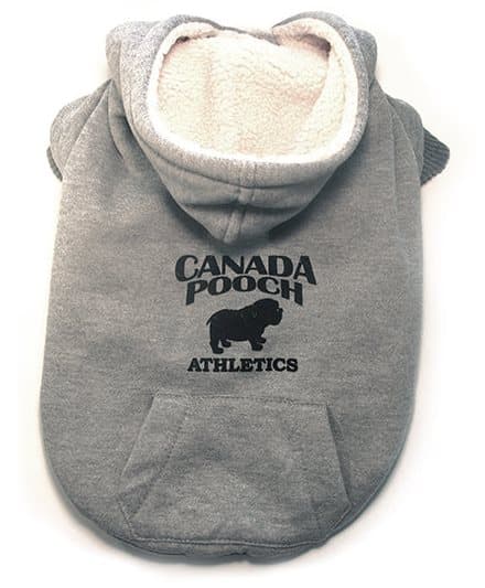 Canada Pooch Cozy Caribou Hoodie Grå 66cm 26, Hundtäcke, Hundjacka, hundtröja, Hundkläder.