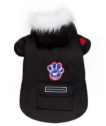 Canada Pooch Winterwilderness Jacka Svart, Hundtäcke, Hundjacka, hundtröja, Hundkläder. 66 cm