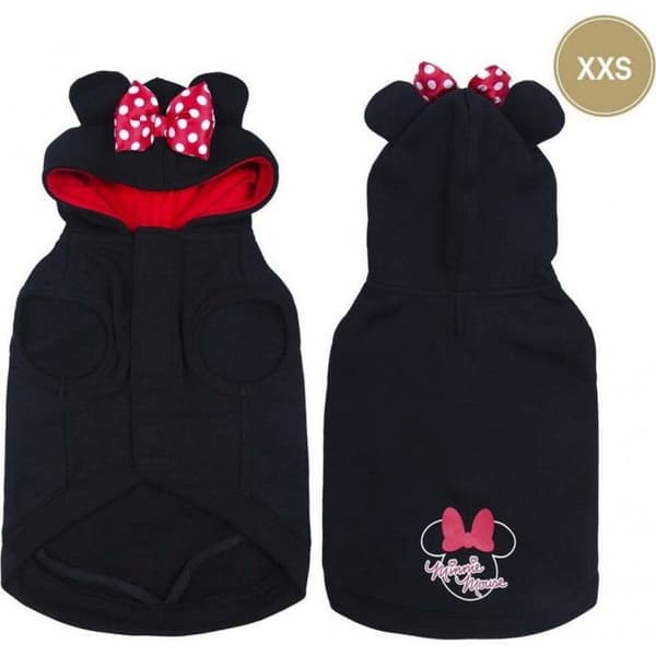 Hundkläder - Disney - Minnie - Svart - CVC 65% Polyester 35% Bomull - Ej Vattentålig