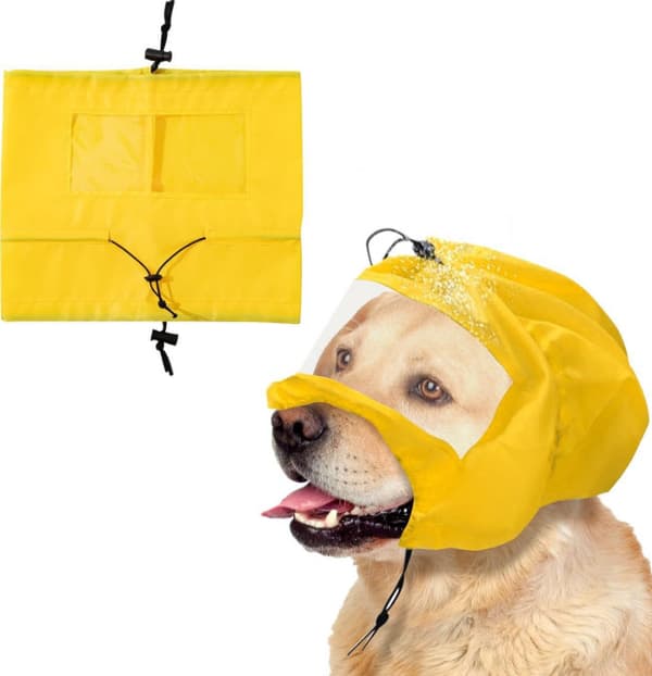 INF Vanntett hundebadevisirhatt for hørselvern