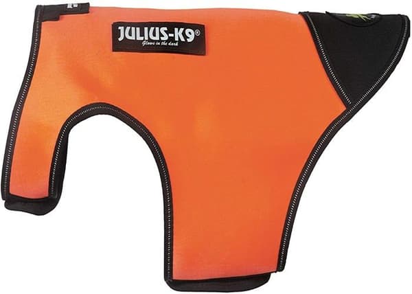 Julius k-9 kappa - jacka - 16DC-IDC-M-FN - Julius-K9, IDC neoprenkappa för hundar, Storlek: M, Fluo Orange