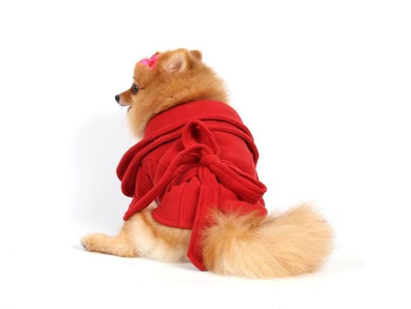 Kappa - Doggydolly jacka - W311 - Doggy Dolly Fleece Coat för hundar Röd storlek XXS