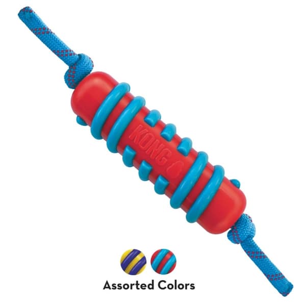 Kong Jaxx Brights Stick med reb Assorted 36cm Large - (KongPJB12E)