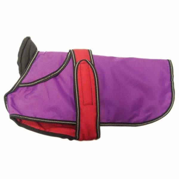 Kappa - jacka dansk design - 10DD505 - 2 i 1 hundkappa, lila, 65 cm