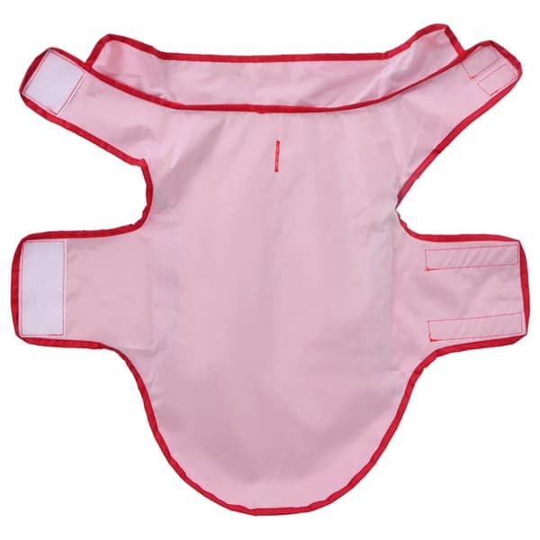 vidaXL Regnrock för hundar med reflexer polyester röd m