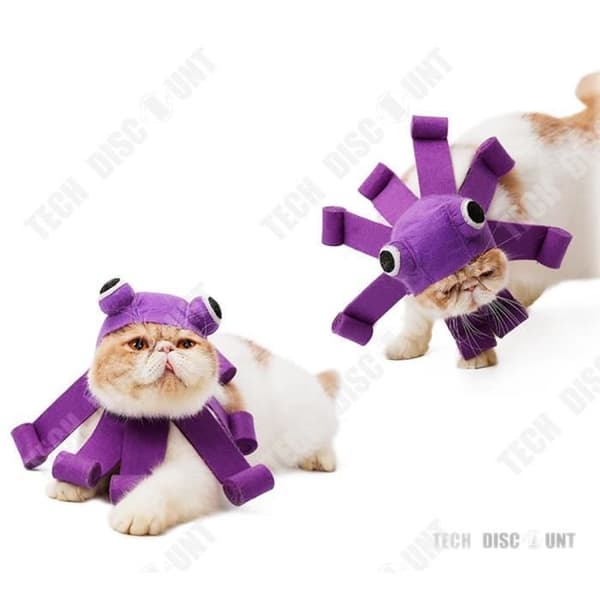 TD® Octopus katthundsdräkt för söt liten storlek manliga kvinnliga husdjur halloween kostym cosplay kläder