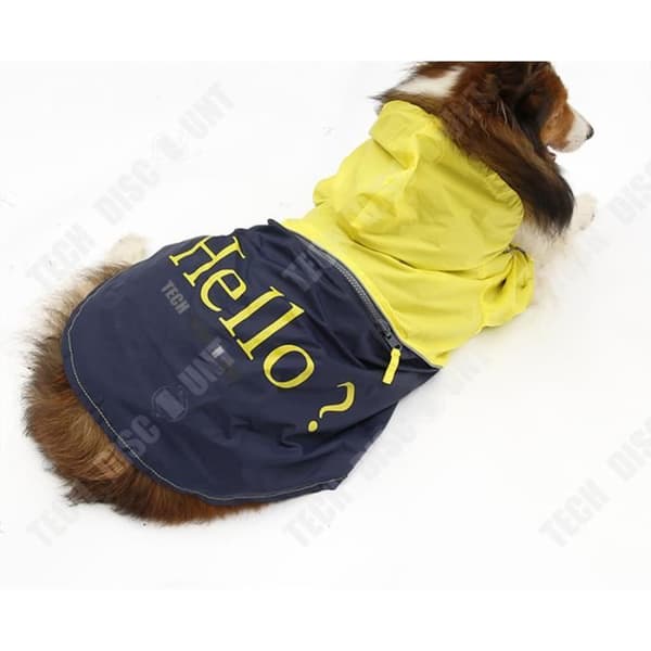 TD® Vattentät Vinterkappa Hund Husdjur Varm Vattentät Fleece Vadderad Quiltad Reflex Vindtät