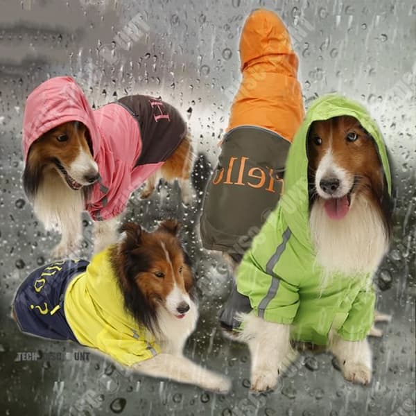 TD® Vattentät Vinterkappa Hund Husdjur Varm Vattentät Fleece Vadderad Quiltad Reflex Vindtät