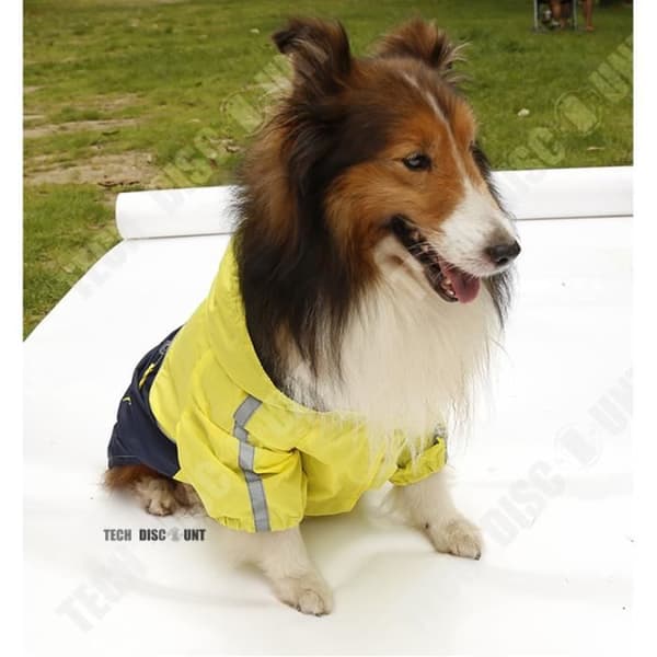TD® Vattentät Vinterkappa Hund Husdjur Varm Vattentät Fleece Vadderad Quiltad Reflex Vindtät