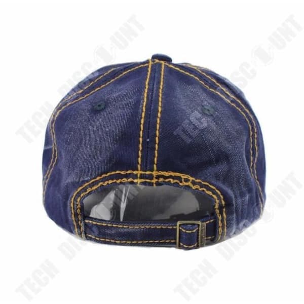 TD® Vintage baseballkeps passar huvudomkrets 55-60 cm unisex basebollkeps broderad bokstav M