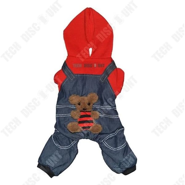 TD® Teddykläder Höst- och vinterkläder Fyrbensrock Tjockare Designad för små och medelstora hundar