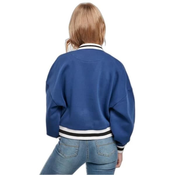 Urban Classics College oversized jacka för kvinnor - blå - S