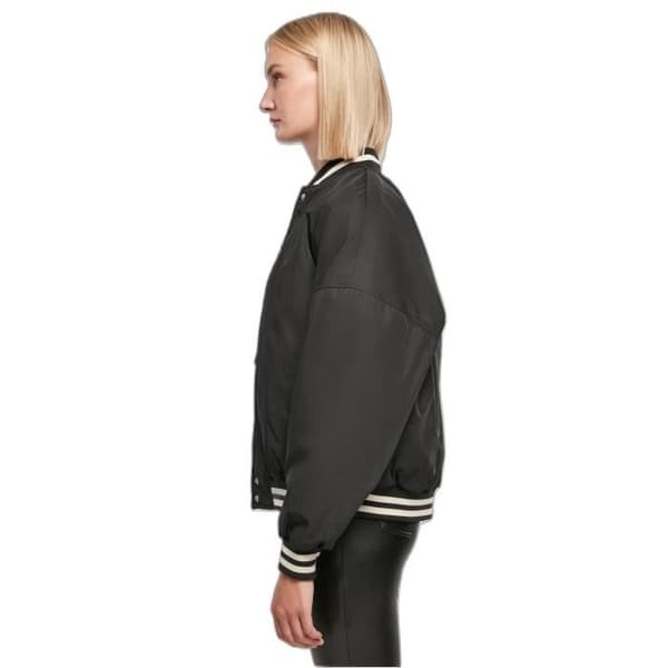 Urban Classics College Dam Recycled Oversized Jacka - svart - XL