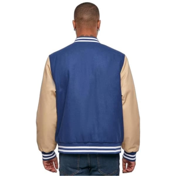 Urban Classics Big U Collegejacka - blå - S