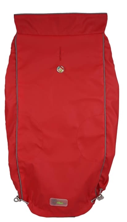 Canada Pooch GO FRESH PET - Vendbar regnjakke Scarlet Red Xs 29Cm - (632.7012)