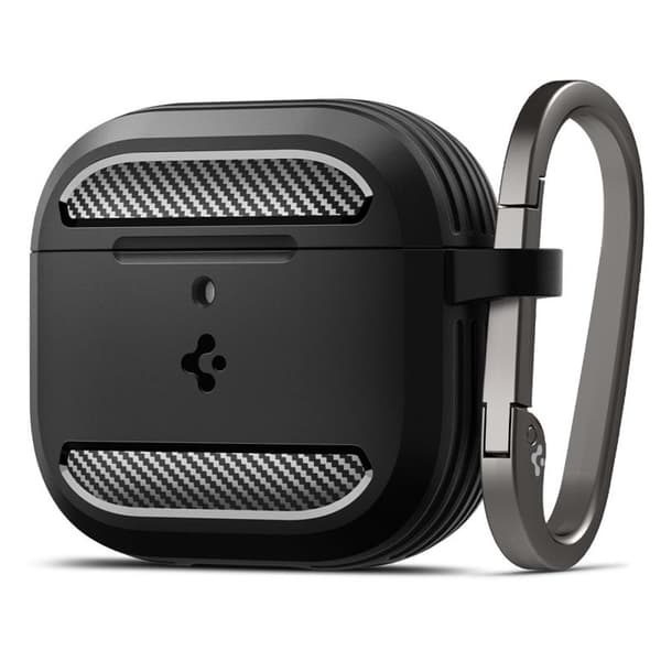 SpigenRuggedArmor-CaseforAppleAirPods4(MatteBlack)