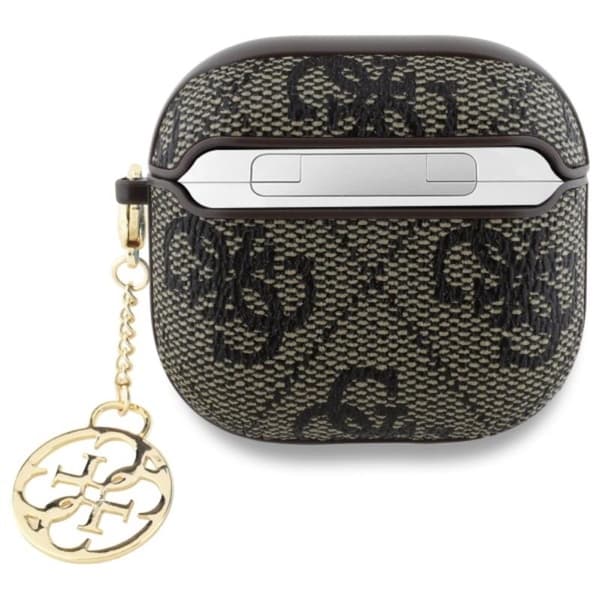 Guess 4G Charm Collection - Case for AirPods 4 (Brown)