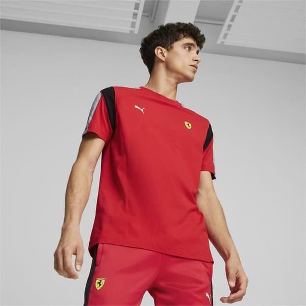 T-Shirt - PUMA - MT7 Scuderia Ferrari - Röd - 70% Bomull - Regular Fit