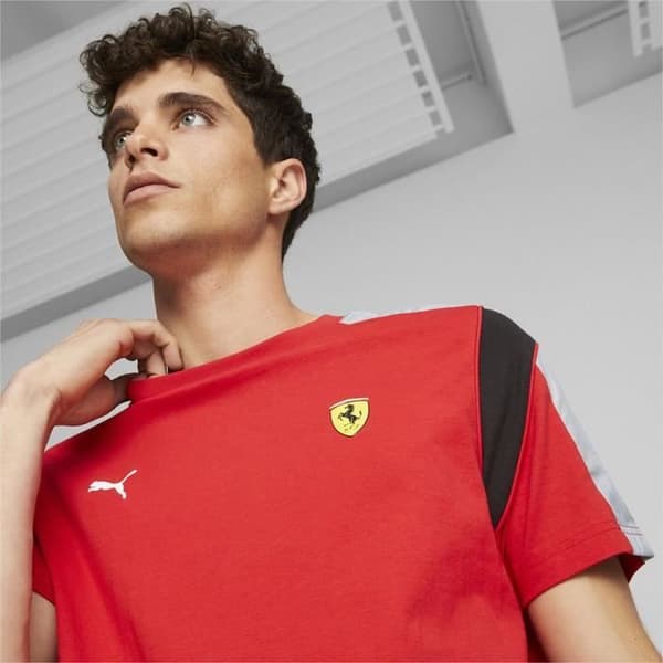T-Shirt - PUMA - MT7 Scuderia Ferrari - Röd - 70% Bomull - Regular Fit