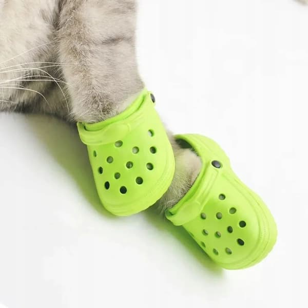Skor FLIP-FLOPS Halkfria för DJUR HUNDAR KATTER MOLN 1 PAR GRÖNA