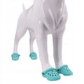 Miniatyrbillede 3 af 11: Sko FLIP-FLOPS Skridsikre til DYR HUNDE KATTE TRÆSKO 1 PAR BLÅ