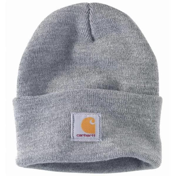 Mössa - CARHARTT - KLOCKHATT - Ljusgrå - Dubbel tjocklek - Vikbar mudd