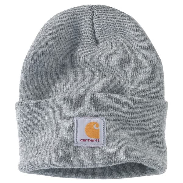Mössa - CARHARTT - KLOCKHATT - Ljusgrå - Dubbel tjocklek - Vikbar mudd