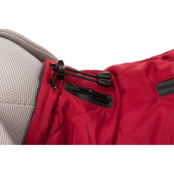 Hundmantel - TRIXIE - Minot - Storlek XS - Vattentålig - Röd polyester