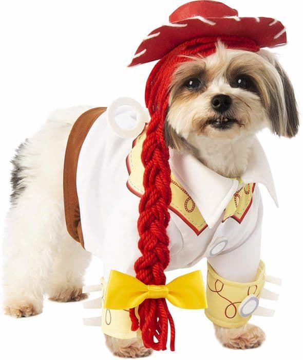 Kostym - ensemble Rubie's - 200615S - Disney Utklädnad för Husdjur Jessie Storlek S