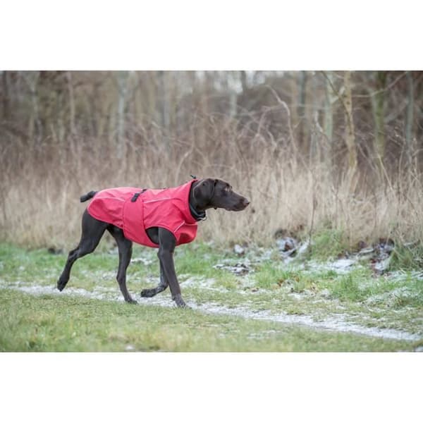 Vattentät hundjacka - Trixie - Vimy - Röd - Vattentät - Reflexförmåga
