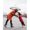 Miniatyrbild 4 av 4: Vattentät hundjacka - Trixie - Vimy - Röd - Vattentät - Reflexförmåga