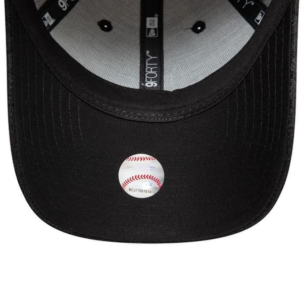 Casque 9forty dam - New Era - New York Yankees - Svart - Detalj i spets - Justerbar komfort