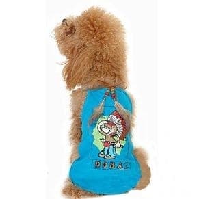 Hundtröja Hundlinne blå med XL