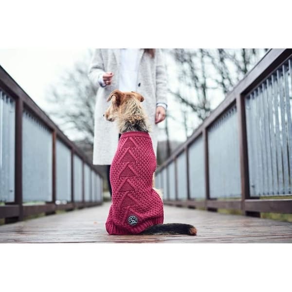 HUNTER Malmö Hundtröja, 25 cm, Bourgogne - 62882