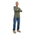 Miniatyrbild 3 av 4: Jack &amp; Jones Band Melange skjorta - kolofonium - S