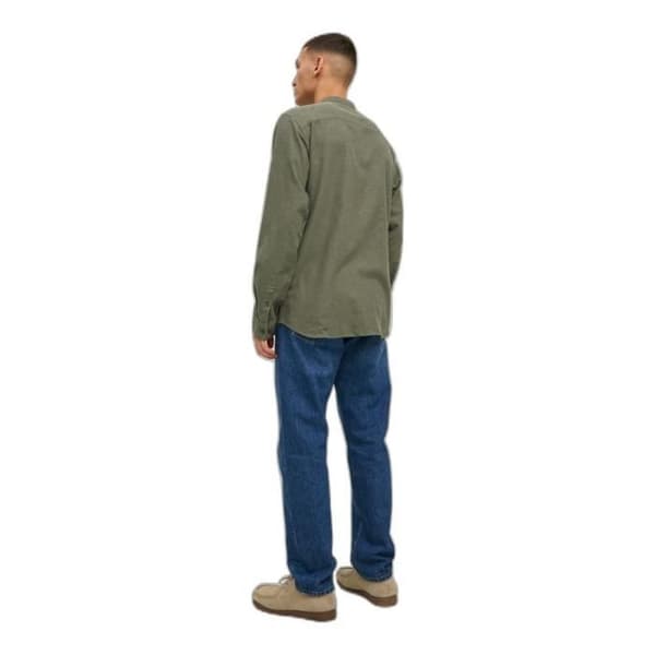 Jack & Jones Band Melange skjorta - kolofonium - S