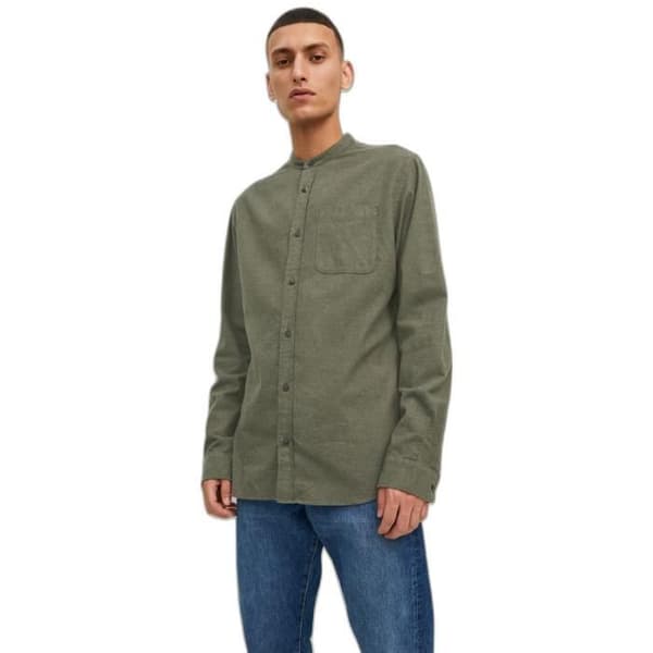 Jack &amp; Jones Band Melange skjorta - kolofonium - S