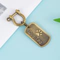 Miniatyrbillede 2 af 4: INF Guld Rustfrit Stål Kæledyrs ID-mærke med Hestesko Spænde