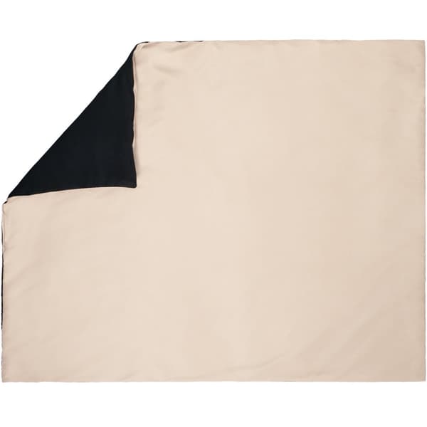 Hundeseng i polyester - sort/beige
