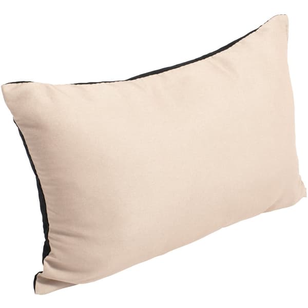 Hundeseng i polyester - sort/beige