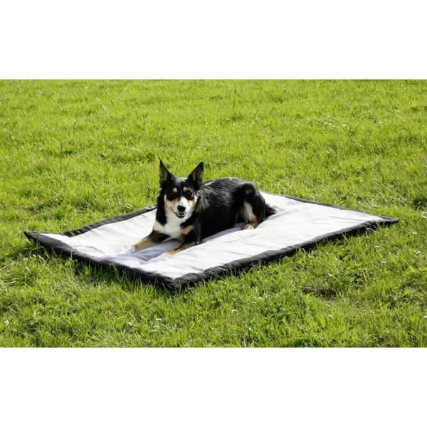 Kerbl Resefilt för hundar 140x100 cm grå och svart 81265