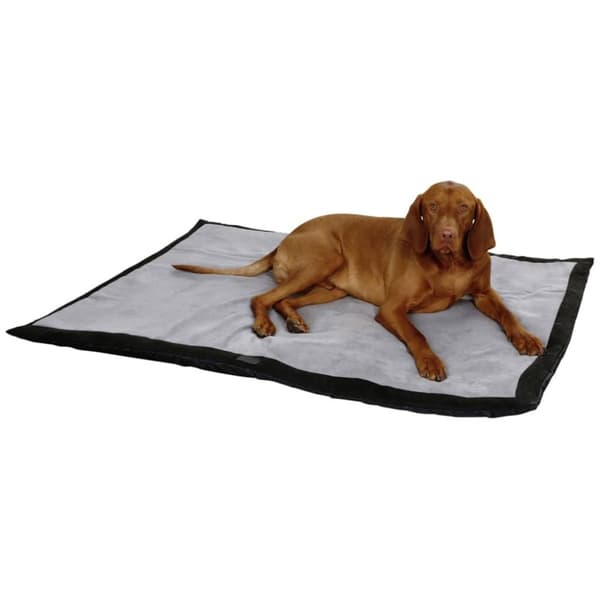 Kerbl Resefilt för hundar 140x100 cm grå och svart 81265