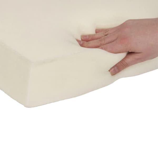 Kerbl hundemadras i memoryskum 115 x 75 cm beige og grå 80328