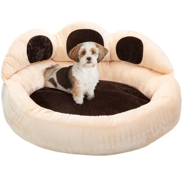Hundeseng Balou - Ø 80 x 33 cm,brun/beige
