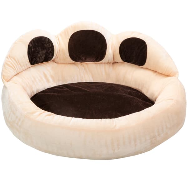 Hundeseng Balou - Ø 80 x 33 cm,brun/beige